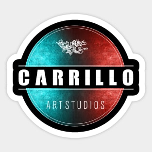 carrillo art studios logo Sticker